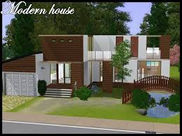 Sims Modern House With Little Bridge
