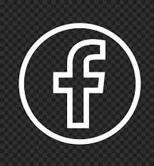 White Facebook Fb Logo Icon Round