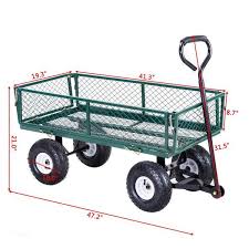 Garden Utility Cart Wagon Wheelbarrow