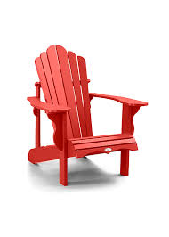 Canadian Red Adirondack Garden Chair
