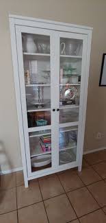 Ikea Hemnes Glass Door Cabinet For