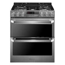 Lg 6 3 Cu Ft Gas Slide In Range With Probake Convection And Easyclean Lsg4513st Stainless Steel