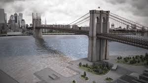 brooklyn bridge new york city 3d