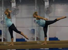 scale arabesque in gymnastics