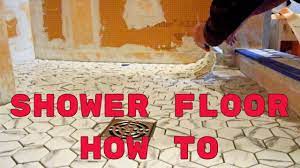 Install Mosaic Tile On A Shower Floor