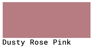 Dusty Rose Pink Color Codes The Hex