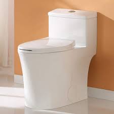 Horow 1 Piece 0 8 1 28 Gpf Dual Flush Elongated Toilet In White Seat Included