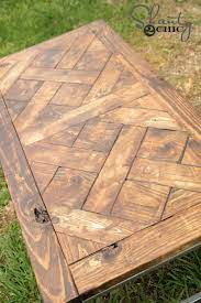 Diy Metal And Wood Coffee Table