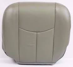 Driver Bottom Leather Seat Cover Gray