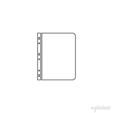 A4 Size Plastic Sheet Folder Icon