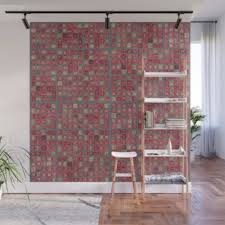 Faux Glass Mosaic Tile Wallpaper
