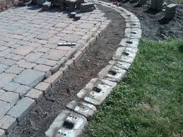 Raised Paver Patio Repair Of Wall Cap