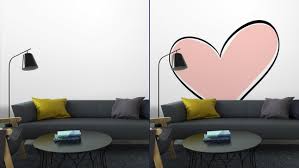 Wall Mural Cute Decorative Heart Icon