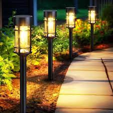 8 Pack Solar Lights Outdoor Waterproof