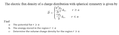 The Electric Flux Density Of A Charge