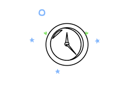Baby Clock Icon Outline Graphic By