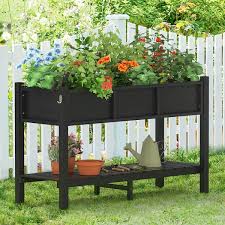 Elevated Plastic Garden Bed Stand