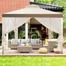 10 X 10 Feet Patio Canopy Gazebo With