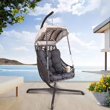 Patio Outdoor Or Indoor Swing Egg Chair