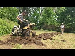 1976 Sears Ss16 Plowing Yard