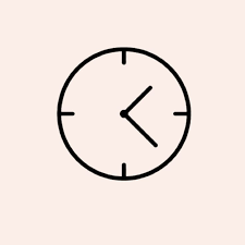 Light Pink Clock App Icon Pink Clocks