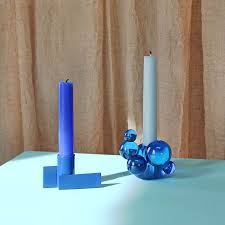 Bubble Candle Holder Blue Trend On Line