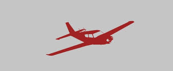 Pa 24 Airplane Silhouette Vinyl Decal