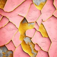 Pink And Gold Venetian Plaster