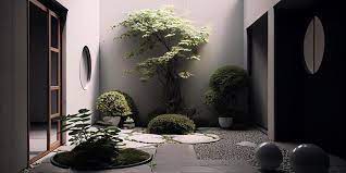 House Minimalist Garden Indoor
