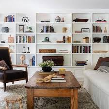 White Bookshelves Design Ideas