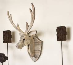 Recycled Deer Head Wall Art Pottery Barn