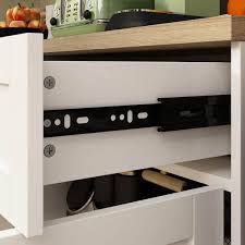 White Wooden Sideboard Storage Cabinet