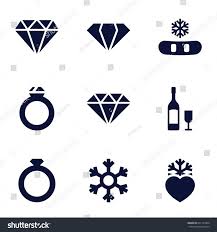 Crystal Icons Set Set Of 9 Crystal