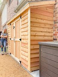 Diy Cedar Garden Shed No Kit Built