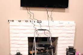 Mounted Tv Wire Hiding How Much Does