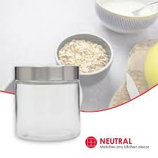 25 Oz Small Round Glass Canister