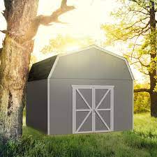 Outdoor Wood Storage Shed