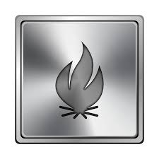 Gas Flame Icon Stock Photos Royalty