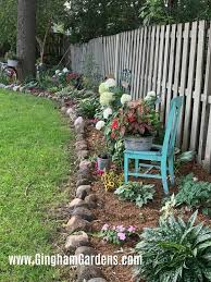 Shade Border And Junk Gardens Gingham