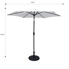 Outdoor Aluminum Market Patio Umbrella