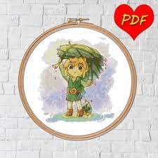 Legend Of Zelda Wind Waker Cross Stitch