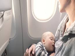 Family Is Flying By The Plane At Night