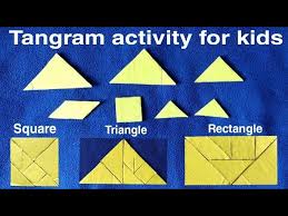 How To Make 7 Pieces Tangram Shapes