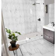 Florida Tile Home Collection Michelangelo White Glossy 3 In X 9 In Ceramic Wall Bullnose Tile 3 44 Sq Ft Case