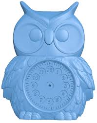 Owl Wall Clock T0005034 Free
