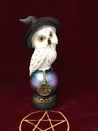 Comical Mystical Owl Sculpture Figurine