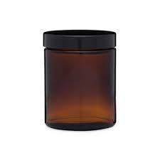 4oz Amber Glass Jar With Insulated