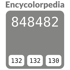 Battleship Grey 848482 Hex Color