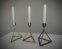 Geometric Candle Holder 3d Model Cgtrader