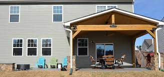 Durham Porch Roof Adds Rustic Charm To